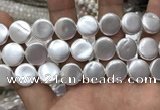 CSB2140 15.5 inches 18mm coin shell pearl beads wholesale