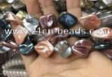 CSB2170 15.5 inches 16*16mm - 18*20mm baroque mixed shell pearl beads