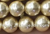 CSB2187 15.5 inches 6mm ball shell pearl beads wholesale