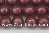 CSB2261 15.5 inches 6mm round wrinkled shell pearl beads wholesale