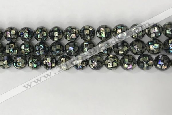 CSB4015 15.5 inches 10mm ball abalone shell beads wholesale