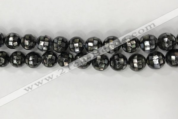 CSB4025 15.5 inches 12mm ball abalone shell beads wholesale