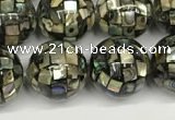 CSB4100 15.5 inches 10mm ball abalone shell beads wholesale