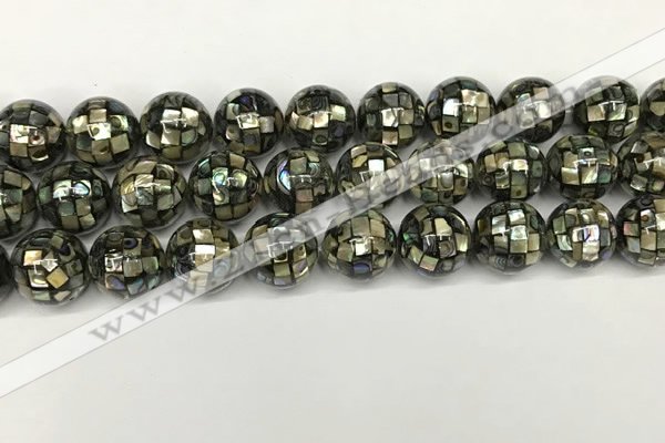 CSB4102 15.5 inches 14mm ball abalone shell beads wholesale