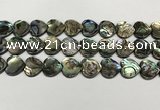 CSB4114 15.5 inches 14mm heart abalone shell beads wholesale