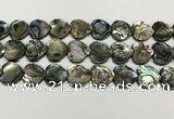 CSB4115 15.5 inches 16mm heart abalone shell beads wholesale