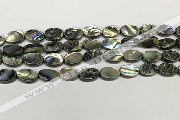 CSB4126 15.5 inches 8*12mm oval abalone shell beads wholesale