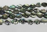 CSB4139 15.5 inches 15*20mm flat teardrop abalone shell beads