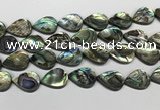 CSB4140 15.5 inches 18*25mm flat teardrop abalone shell beads