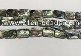 CSB4156 15.5 inches 15*20mm rectangle abalone shell beads wholesale