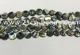 CSB4169 15.5 inches 10mm coin abalone shell beads wholesale