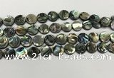 CSB4170 15.5 inches 12*12mm coin abalone shell beads wholesale