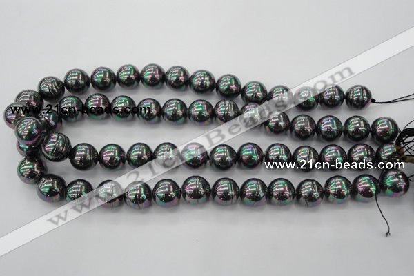 CSB626 15.5 inches 14mm whorl round shell pearl beads