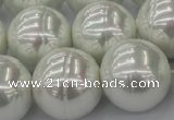 CSB660 15.5 inches 22mm whorl round shell pearl beads