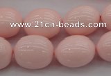 CSB676 15.5 inches 16*19mm oval shell pearl beads