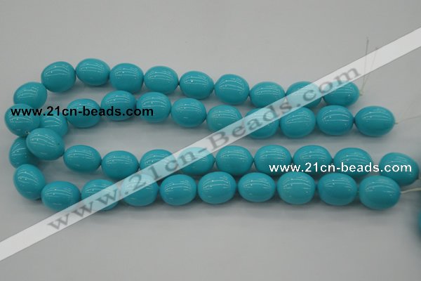 CSB677 15.5 inches 16*19mm oval shell pearl beads