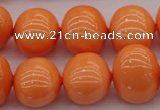 CSB711 15.5 inches 16*19mm oval shell pearl beads