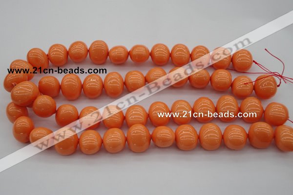 CSB711 15.5 inches 16*19mm oval shell pearl beads