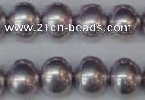 CSB815 15.5 inches 13*15mm oval shell pearl beads wholesale