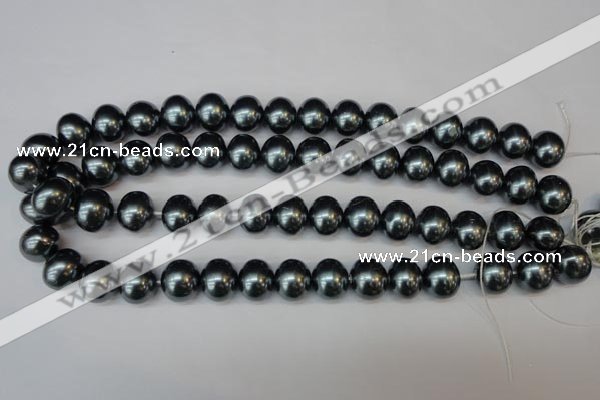 CSB817 15.5 inches 13*15mm oval shell pearl beads wholesale