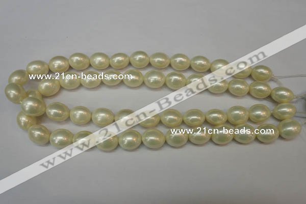 CSB880 15.5 inches 13*15mm nuggets shell pearl beads wholesale