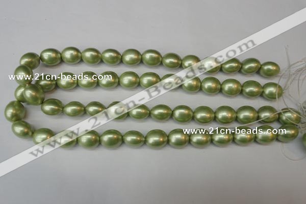 CSB881 15.5 inches 13*15mm nuggets shell pearl beads wholesale