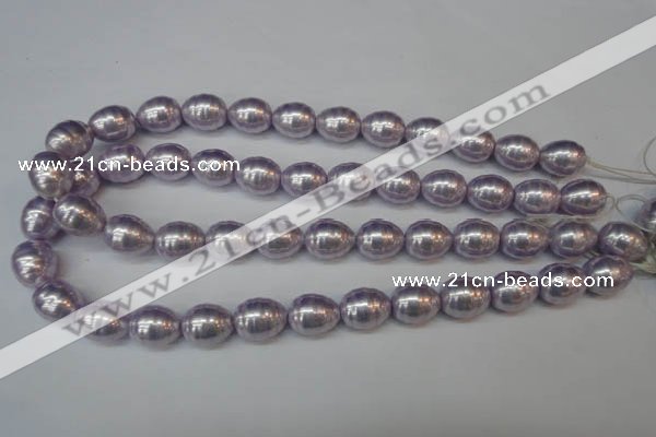 CSB888 15.5 inches 13*16mm whorl teardrop shell pearl beads wholesale