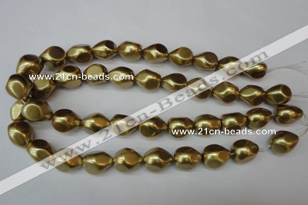 CSB894 15.5 inches 15*20mm teardrop shell pearl beads wholesale