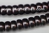 CSB902 15.5 inches 6*12mm rondelle shell pearl beads wholesale