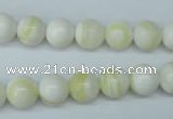 CSB953 15.5 inches 10mm round shell pearl beads wholesale