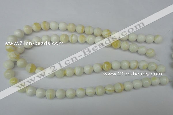 CSB954 15.5 inches 12mm round shell pearl beads wholesale