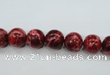 CSE161 15.5 inches 8mm round dyed natural sea sediment jasper beads