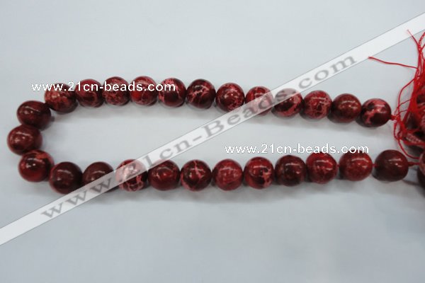 CSE161 15.5 inches 8mm round dyed natural sea sediment jasper beads