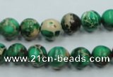 CSE220 15.5 inches 8mm round dyed natural sea sediment jasper beads