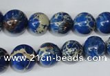 CSE300 15.5 inches 8mm - 18mm round dyed sea sediment jasper beads