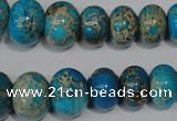 CSE302 15.5 inches 7*10mm – 15*20mm rondelle dyed sea sediment jasper beads