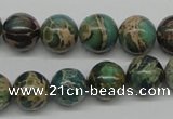 CSE5005 15.5 inches 12mm round natural sea sediment jasper beads