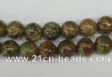 CSE5050 15.5 inches 8mm round natural sea sediment jasper beads