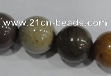 CSE5207 15.5 inches 18mm round sea sediment jasper beads wholesale