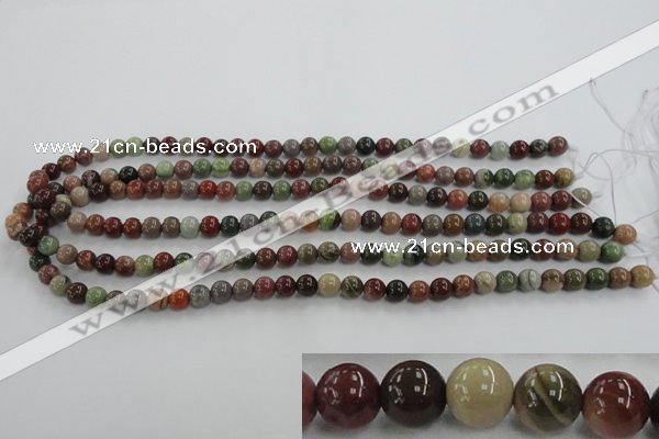 CSE5301 15.5 inches 6mm round sea sediment jasper beads wholesale