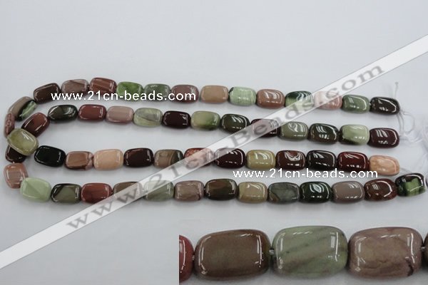 CSE5311 15.5 inches 8*14mm rectangle sea sediment jasper beads wholesale
