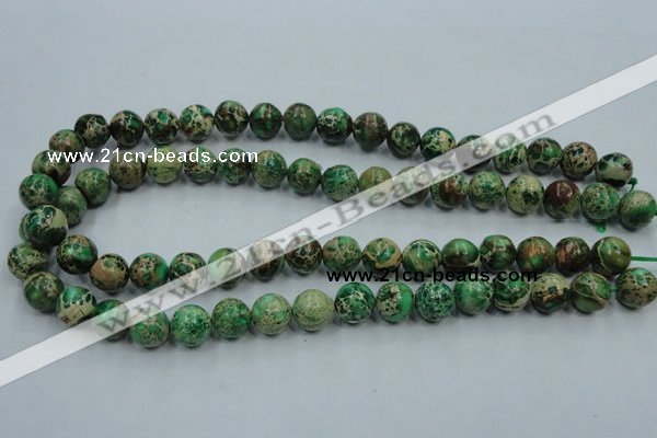 CSE59 15.5 inches 12mm round dyed natural sea sediment jasper beads