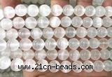 CSE613 15 inches 10mm round selenite gemstone beads