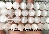 CSE616 15 inches 16mm round selenite gemstone beads