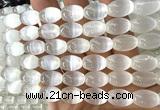 CSE636 15 inches 10*14mm rice selenite beads wholesale