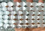CSE646 15 inches 10*14mm rice selenite beads wholesale