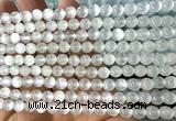 CSE650 15 inches 6mm round selenite beads wholesale