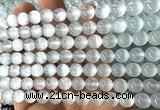 CSE651 15 inches 8mm round selenite beads wholesale