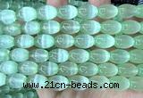 CSE676 15 inches 10*14mm rice selenite beads wholesale
