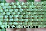 CSE684 15 inches 6*9mm rice selenite beads wholesale